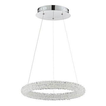 Luxera 64391 - LED Kristallkrona med snöre ALMEDA LED/24W/230V