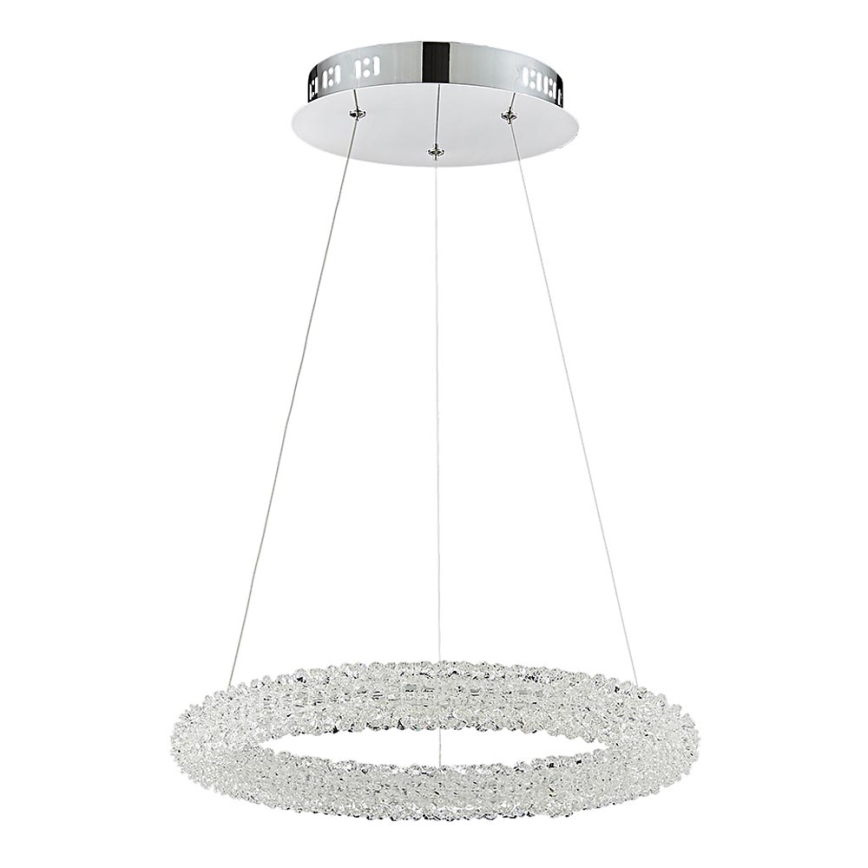 Luxera 64391 - LED Kristallkrona med snöre ALMEDA LED/24W/230V
