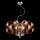LUXERA 64408 - Kristallkrona med snöre RIBBON Kristall 6xG9/33W/230V