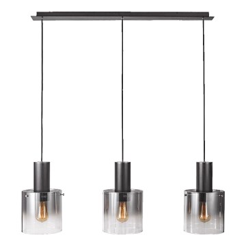 Luxera 64414 - Ljuskrona med snöre MOXIE 3xE27/60W/230V