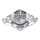 LUXERA 71070 - Hängande Takbelysning ELEGANT 1xGU10/50W/230V