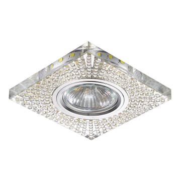 LUXERA 71072 - Hängande Takbelysning ELEGANT 1xGU10/50W/230V + LED-slinga