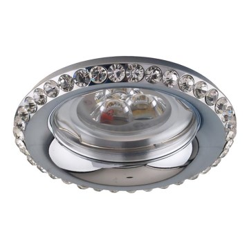 LUXERA 71080 - Infälld lampa CRYSTALS 1xGU10/50W/230V