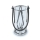 Lykta FRAGIL 26 cm skinande krom/svart