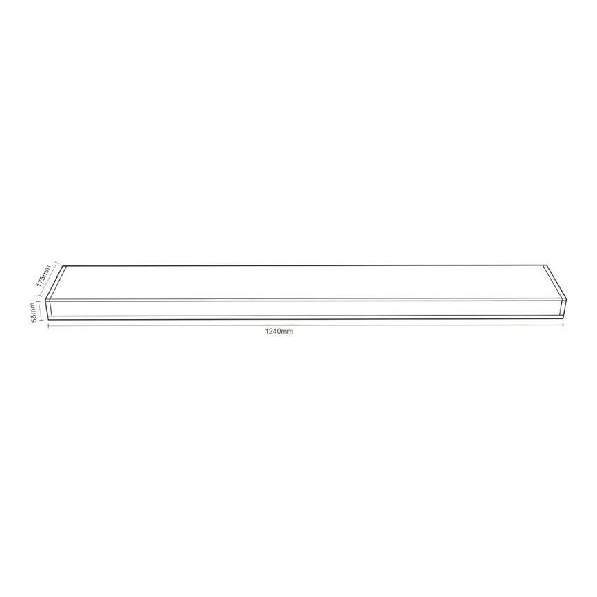 Lysrörsbelysning 2xG13/18W/230V 124 cm