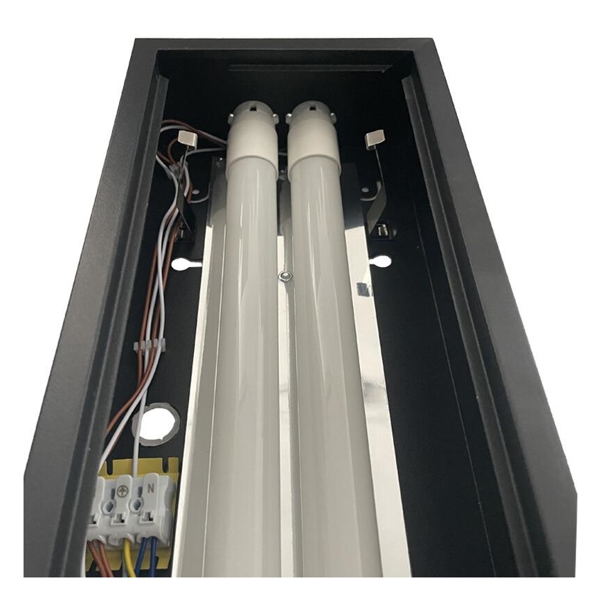 Lysrörsbelysning T8 2xG13/18W/230V 120 cm svart