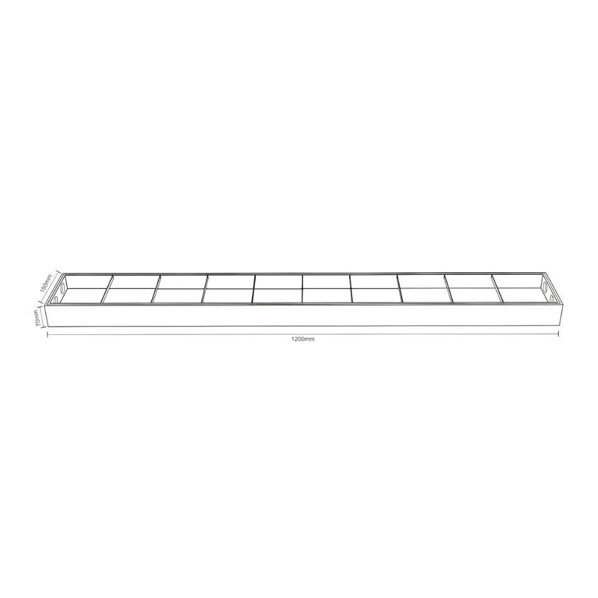 Lysrörsbelysning T8 2xG13/18W/230V 120 cm vit