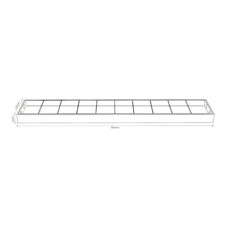 Lysrörsbelysning T8 2xG13/18W/230V 120 cm vit