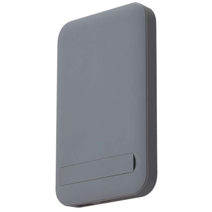 Magnetisk strömbank med trådlös laddning Power Delivery 10 000mAh/20W/3,7V grå