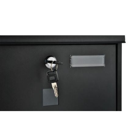 Mailbox 34x30,7 cm svart