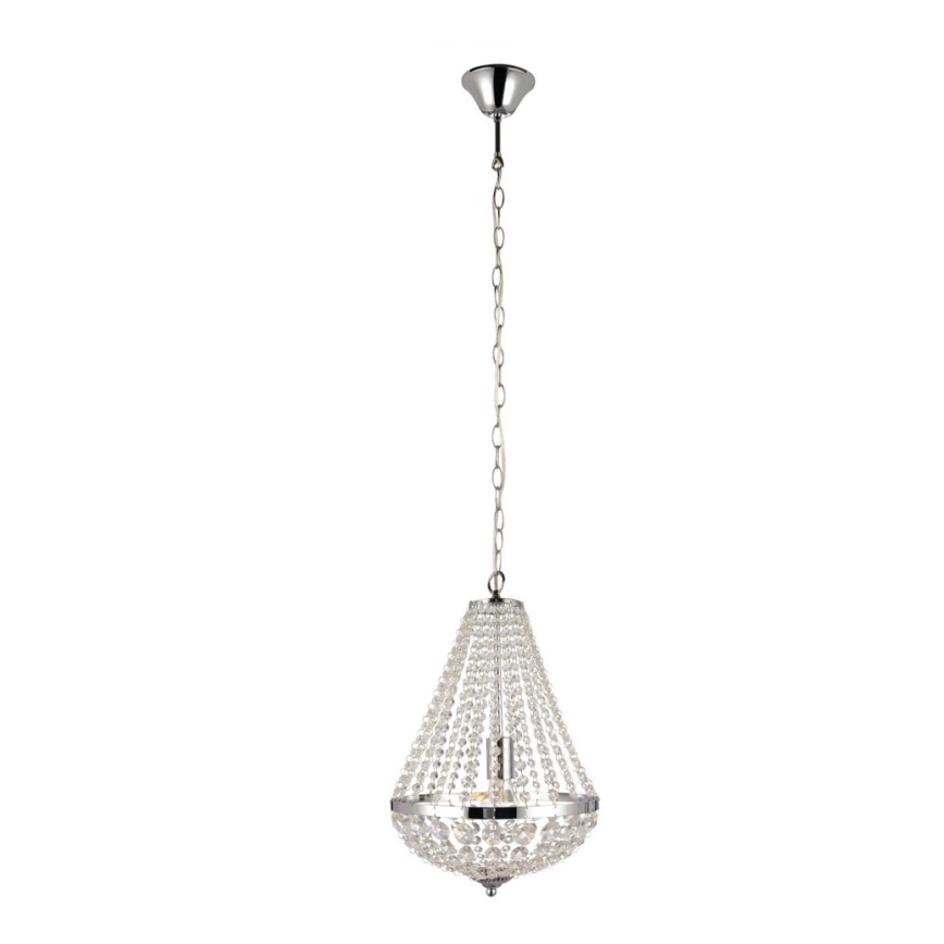 Markslöjd 104889 - Kristallkrona med kedja GRÄNSÖ 1xE27/60W/230V