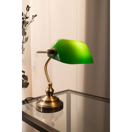 Markslöjd 105930 - Bordslampa BANKERS 1xE14/40W/230V