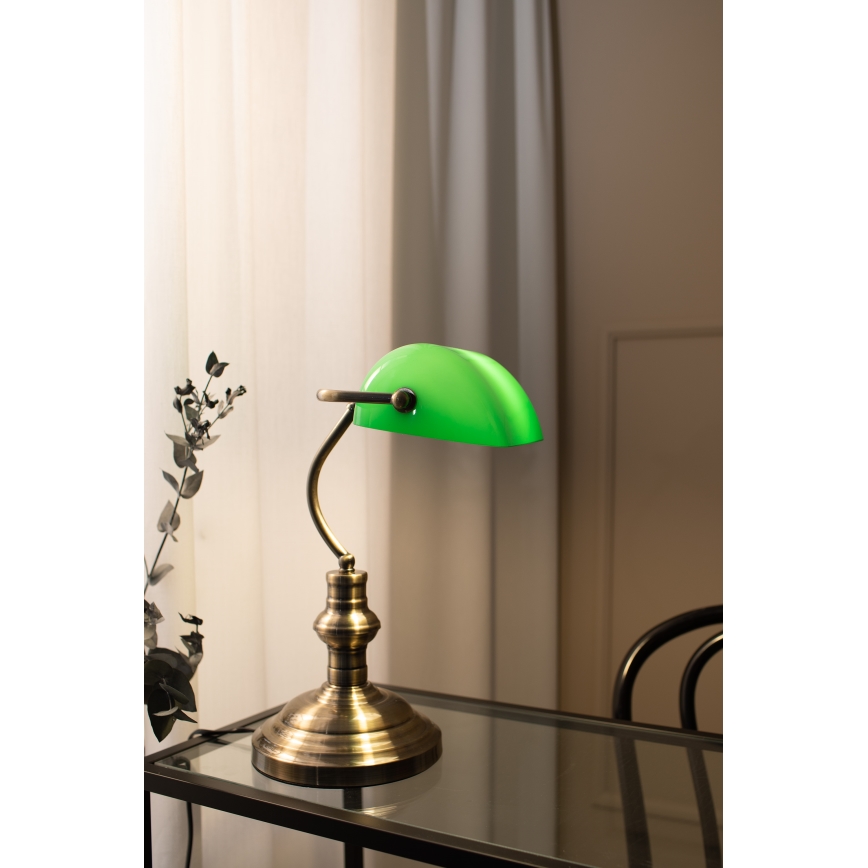 Markslöjd 105931 - Bordslampa BANKERS 1xE14/40W/230V