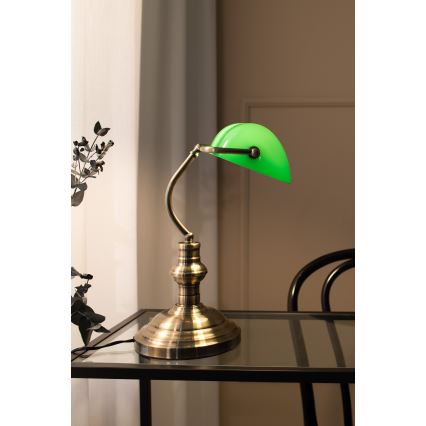 Markslöjd 105931 - Bordslampa BANKERS 1xE14/40W/230V