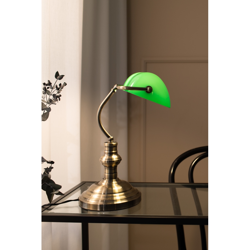 Markslöjd 105931 - Bordslampa BANKERS 1xE14/40W/230V