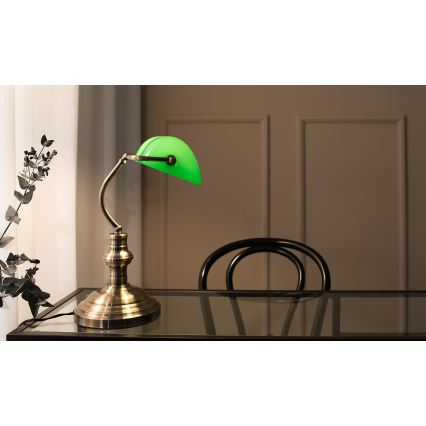 Markslöjd 105931 - Bordslampa BANKERS 1xE14/40W/230V