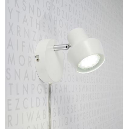 Markslöjd 106083 - Väggbelysning URN 1xGU10/35W/230V vit