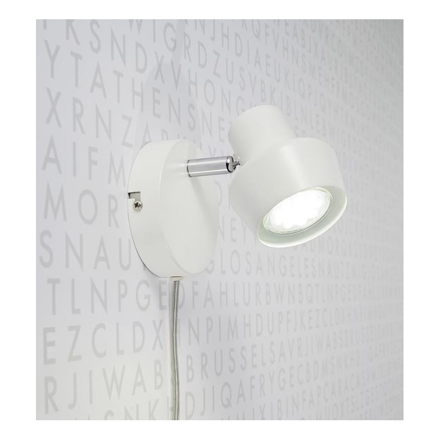 Markslöjd 106083 - Väggbelysning URN 1xGU10/35W/230V vit