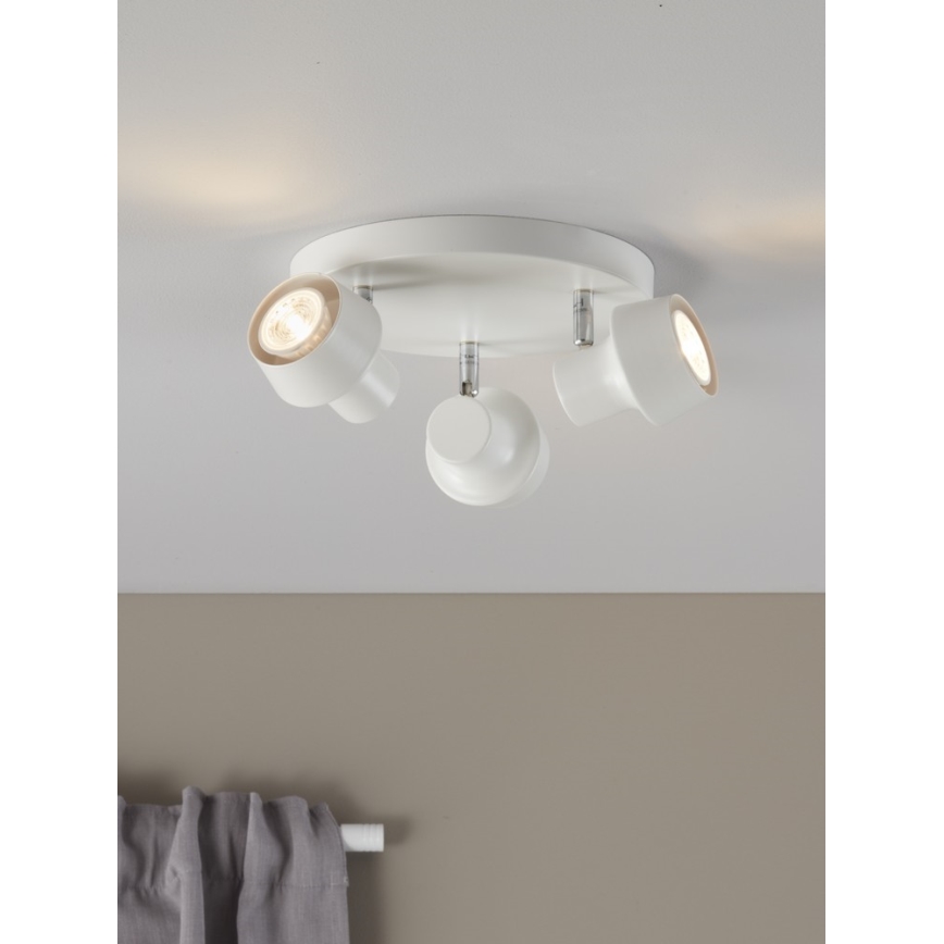 Markslöjd 106086 - Spotlight URN 3xGU10/35W/230V vit