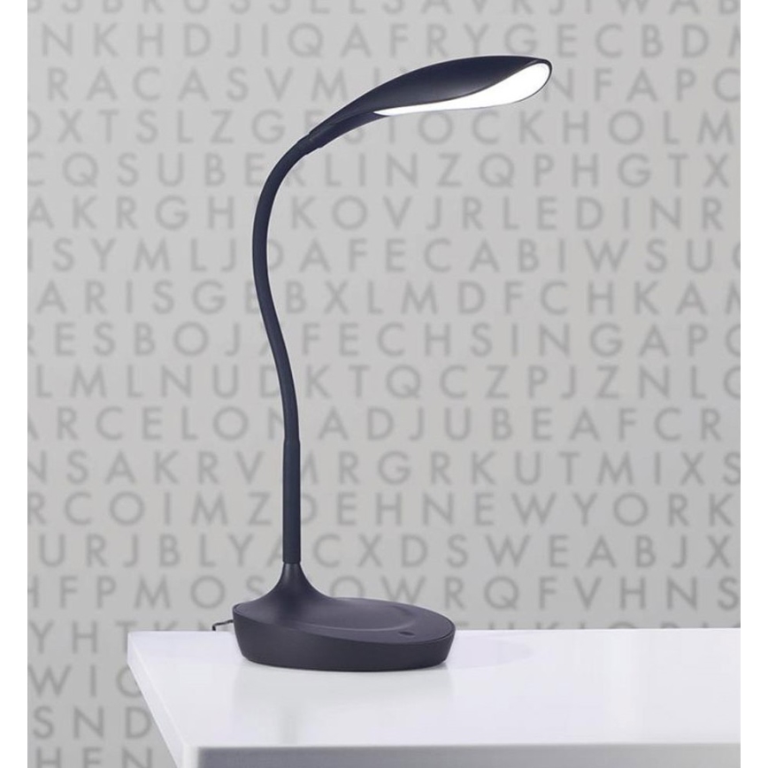 Markslöjd 106094 - LED Dimbar Bordslampa med USB SWAN LED/4,6W/230V