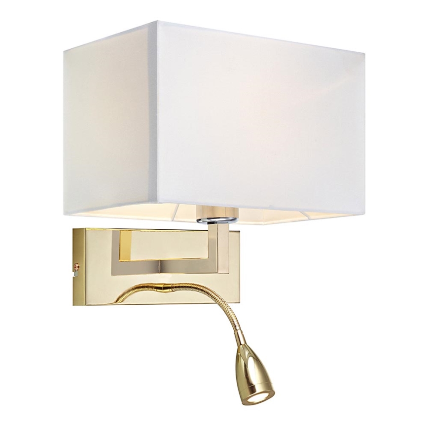 Markslöjd 106308 - LED Väggbelysning SAVOY LED/3W+E27/60W/230V