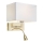 Markslöjd 106308 - LED Väggbelysning SAVOY LED/3W+E27/60W/230V