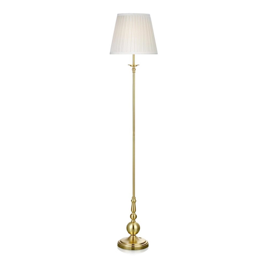 Markslöjd 106322 - Golvlampa IMPERIA 1xE27/60W/230V mässing