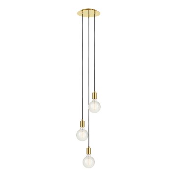 Markslöjd 106333 - Ljuskrona med snöre SKY 3xE27/60W/230V