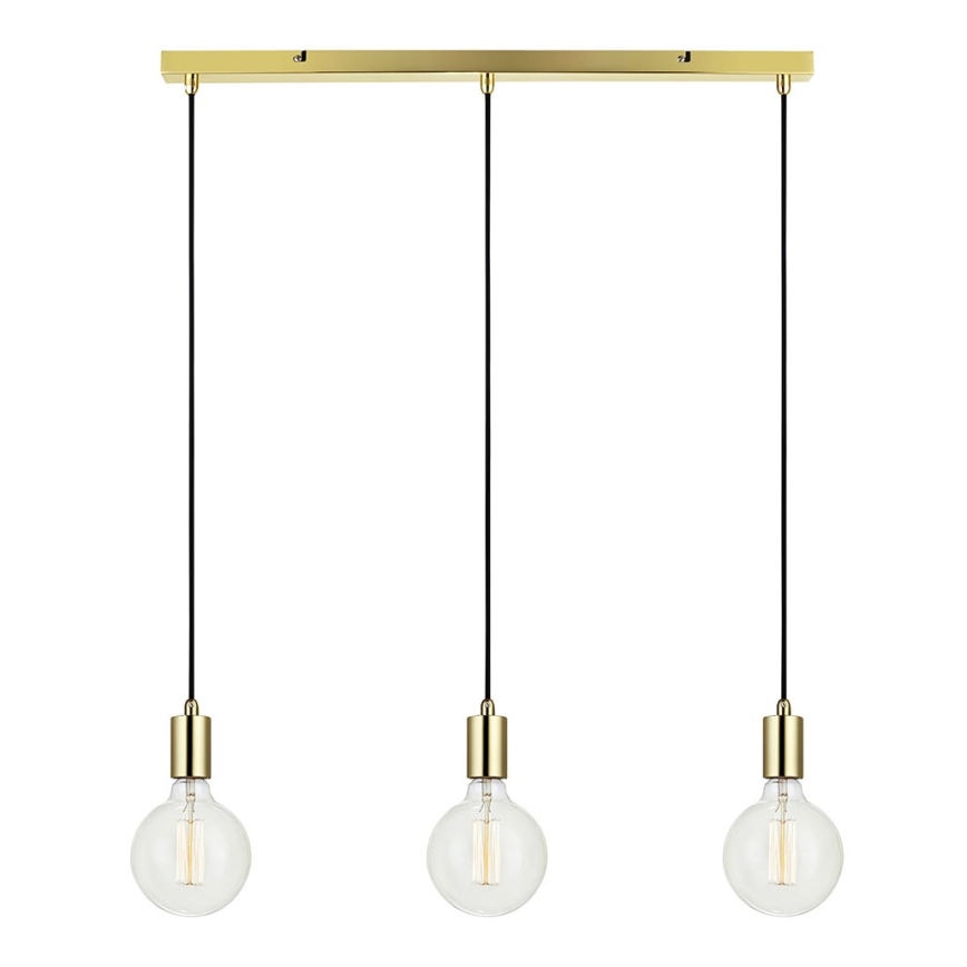 Markslöjd 106335 - Ljuskrona med snöre SKY 3xE27/60W/230V