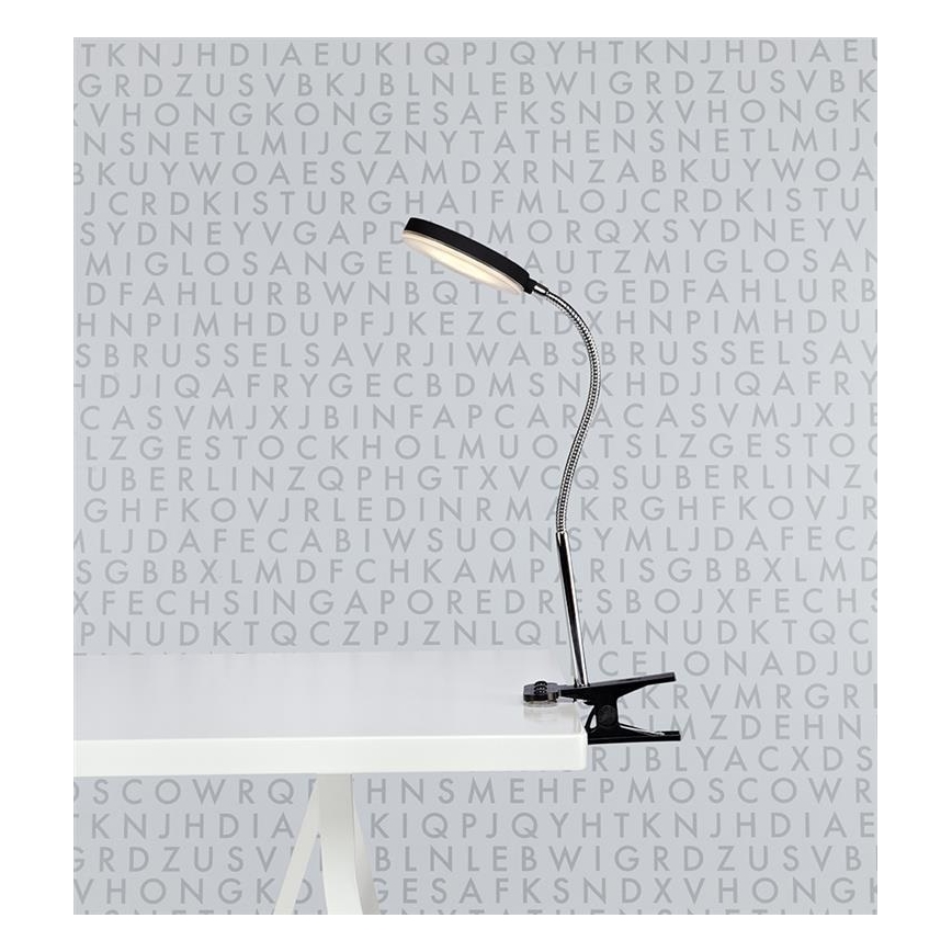 Markslöjd 106471 - LED-lampa med klämma FLEX LED/5W/230V