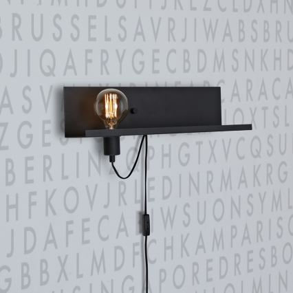 Markslöjd 106482 - Dimbar Väggbelysning med USB MULTI 1xE27/60W/230V