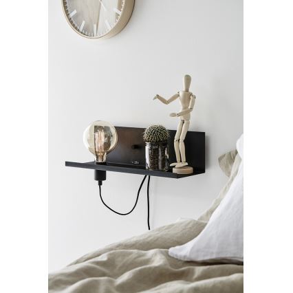 Markslöjd 106482 - Dimbar Väggbelysning med USB MULTI 1xE27/60W/230V