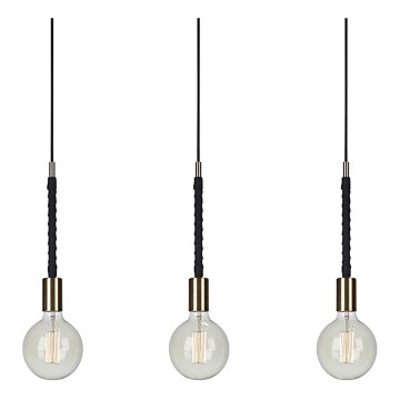 Markslöjd 106708 - Ljuskrona med snöre SEDLO 3xE27/60W/230V