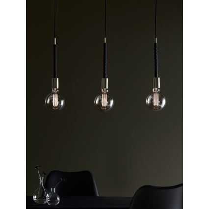 Markslöjd 106708 - Ljuskrona med snöre SEDLO 3xE27/60W/230V