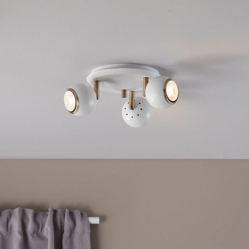 Markslöjd 106875 - Spotlight COCO 3xGU10/35W/230V vit