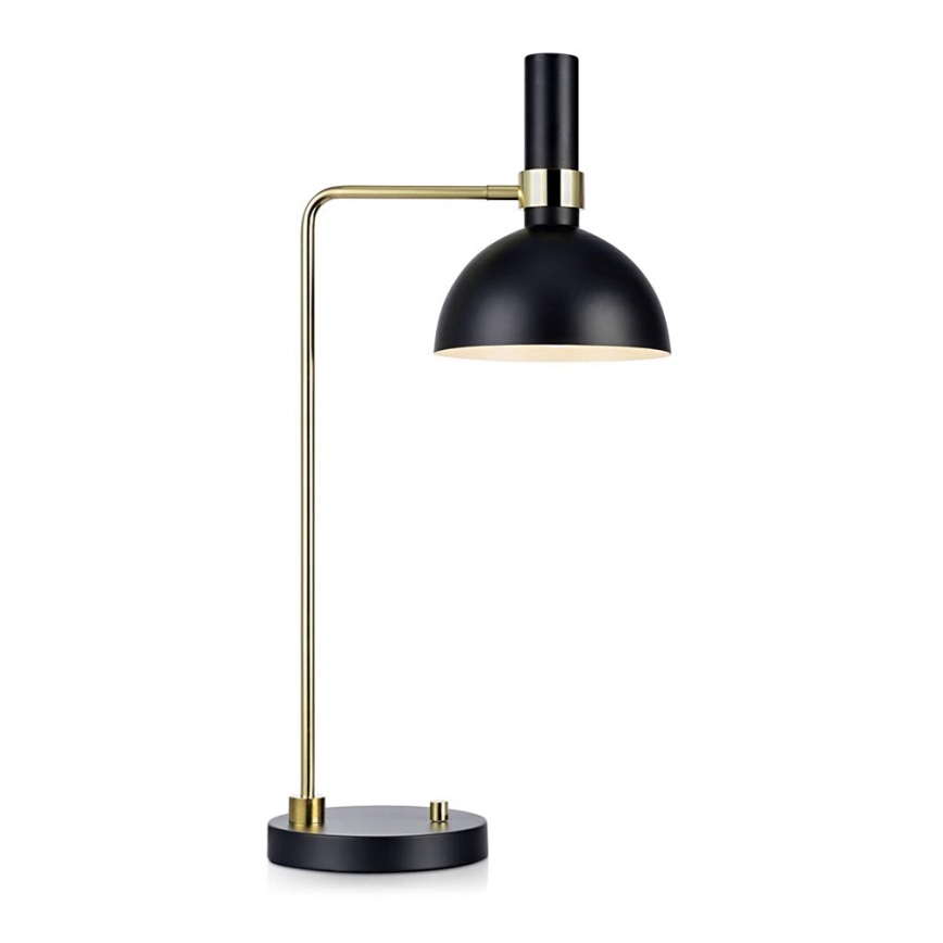 Markslöjd 106973 - Dimbar Bordslampa LARRY 1xE27/60W/230V svart/guld