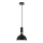 Markslöjd 106974 - Ljuskrona med snöre LARRY 1xE27/60W/230V svart/guld