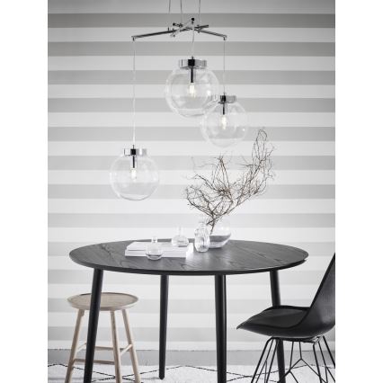Markslöjd 107015 - Ljuskrona med snöre SICILY 3xE14/40W/230V