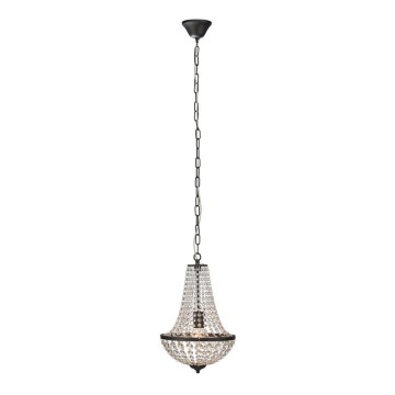 Markslöjd 107026 - Kristallkrona med kedja GRÄNSÖ 1xE27/60W/230V