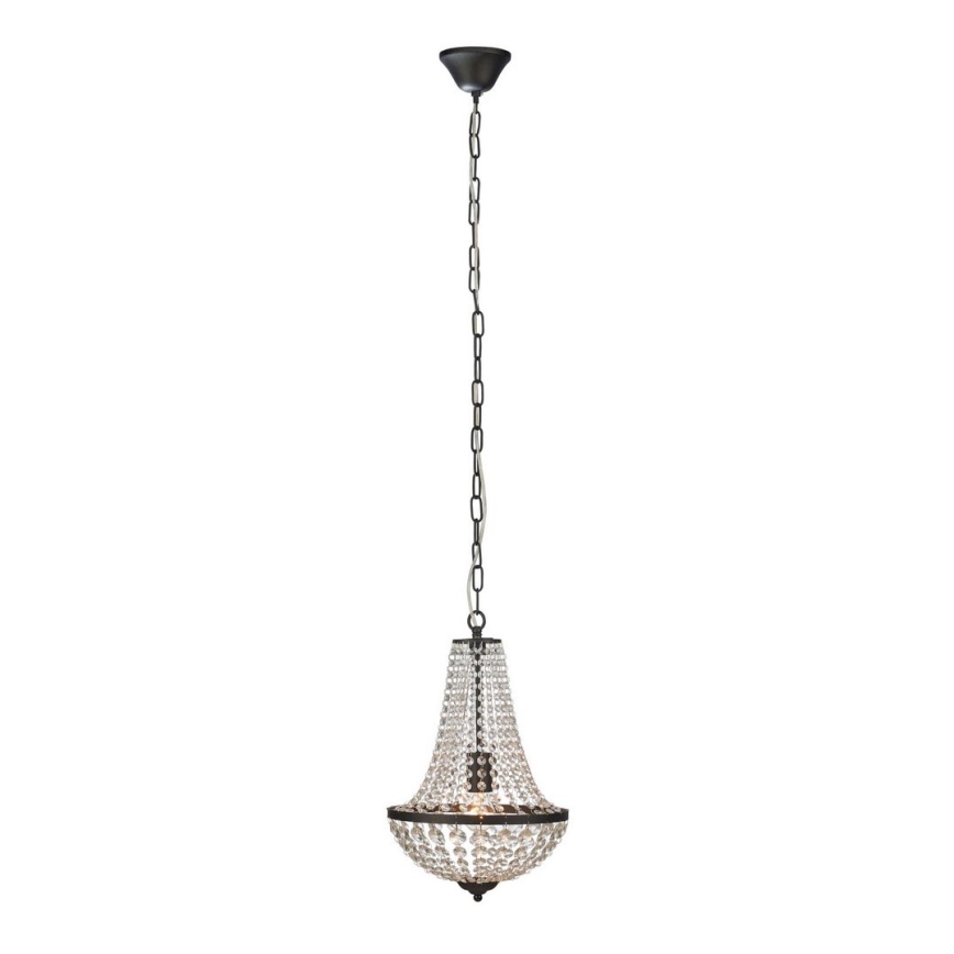 Markslöjd 107026 - Kristallkrona med kedja GRÄNSÖ 1xE27/60W/230V