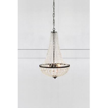Markslöjd 107027 - Kristallkrona med kedja GRÄNSÖ 2xE14/40W/230V