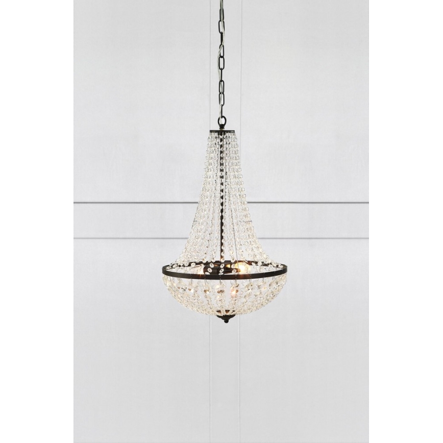 Markslöjd 107027 - Kristallkrona med kedja GRÄNSÖ 2xE14/40W/230V