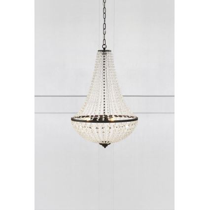 Markslöjd 107028 - Kristallkrona med kedja GRÄNSÖ 3xE14/40W/230V
