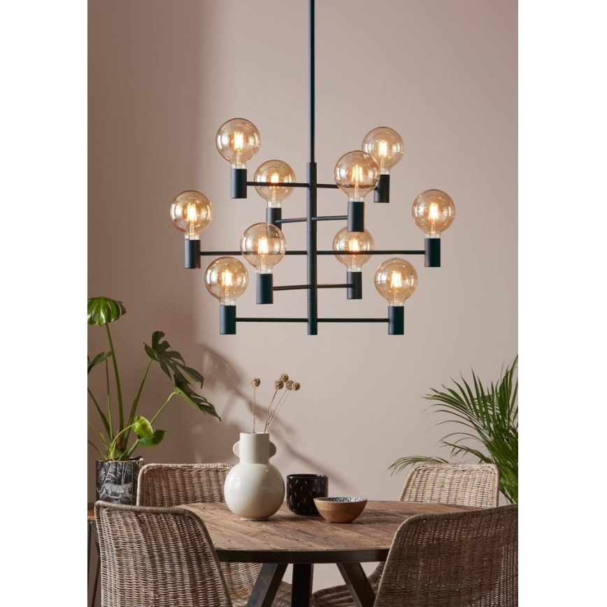 Markslöjd 107187 - Hängande Ljuskrona PARIS 10xE27/60W/230V