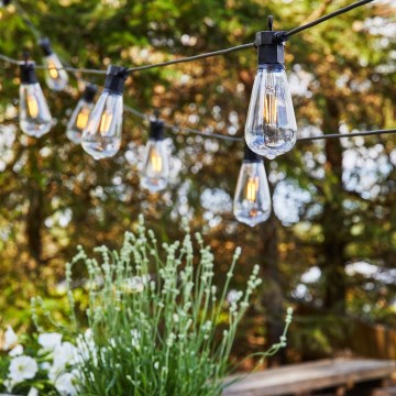 Markslöjd 107293 - LED dekorativ utomhusslinga KRANS GARDEN 10xLED 5,5m IP44