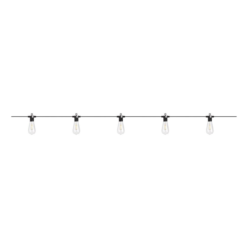 Markslöjd 107293 - LED dekorativ utomhusslinga KRANS GARDEN 10xLED 5,5m IP44