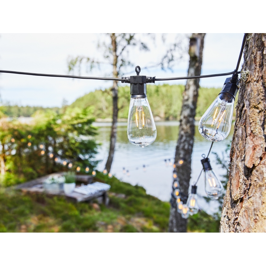 Markslöjd 107293 - LED dekorativ utomhusslinga KRANS GARDEN 10xLED 5,5m IP44