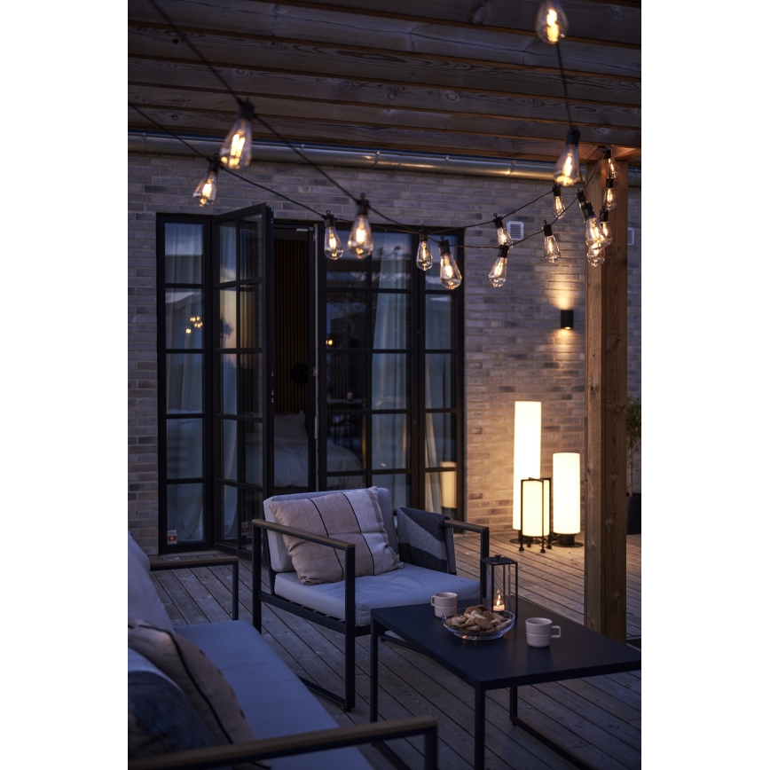 Markslöjd 107293 - LED dekorativ utomhusslinga KRANS GARDEN 10xLED 5,5m IP44