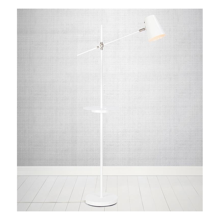 Markslöjd 107308 - Golvlampa med USB LINEAR 1xE14/40W/230V