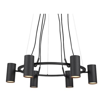 Markslöjd 107357 - Ljuskrona med snöre PORTO 6xGU10/12W/230V